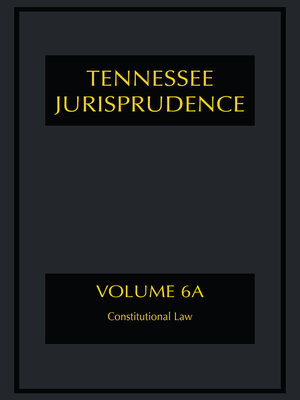 cover image of Tennessee Jurisprudence